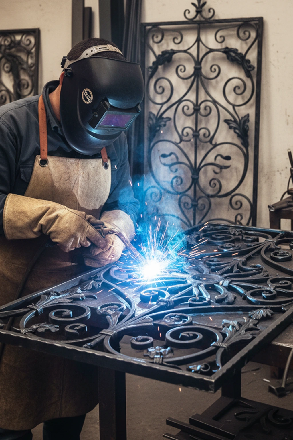 Welding work